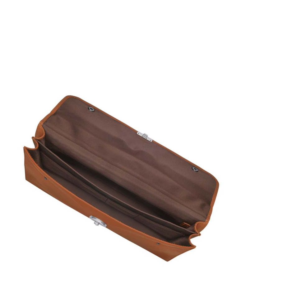 Longchamp Le Foulonné M Naisten Salkku Ruskea | Fi-ERIL897