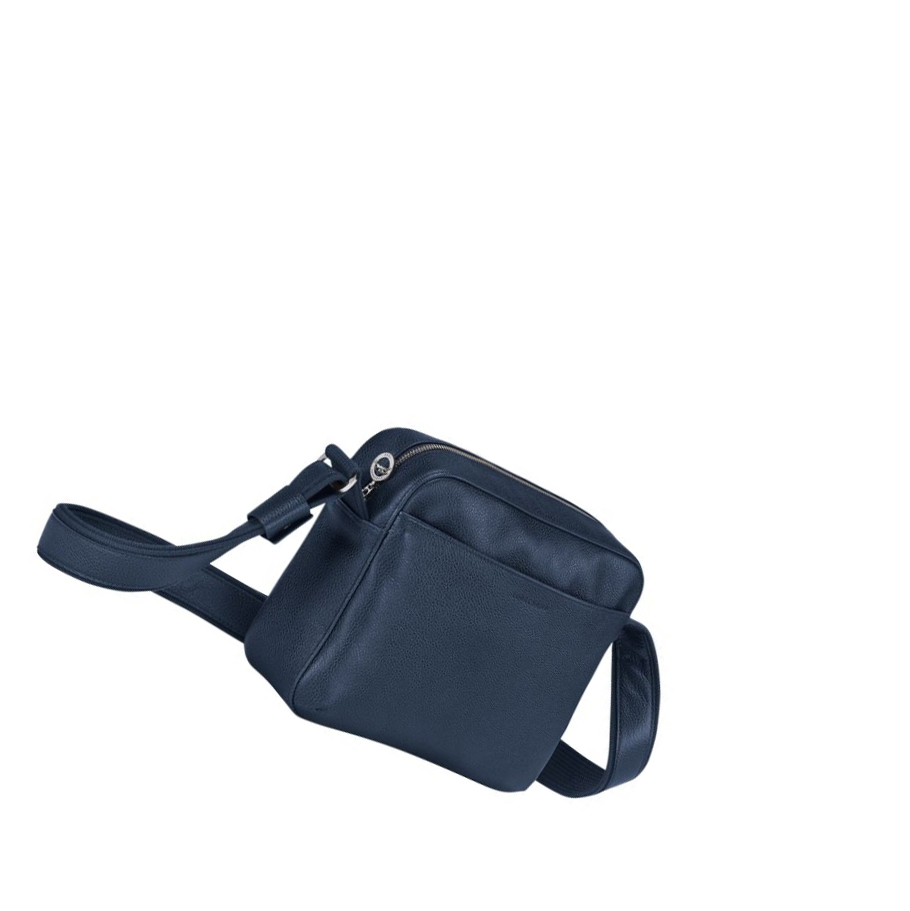 Longchamp Le Foulonné Miesten Crossbody Laukut Laivastonsininen | Fi-ANVP913