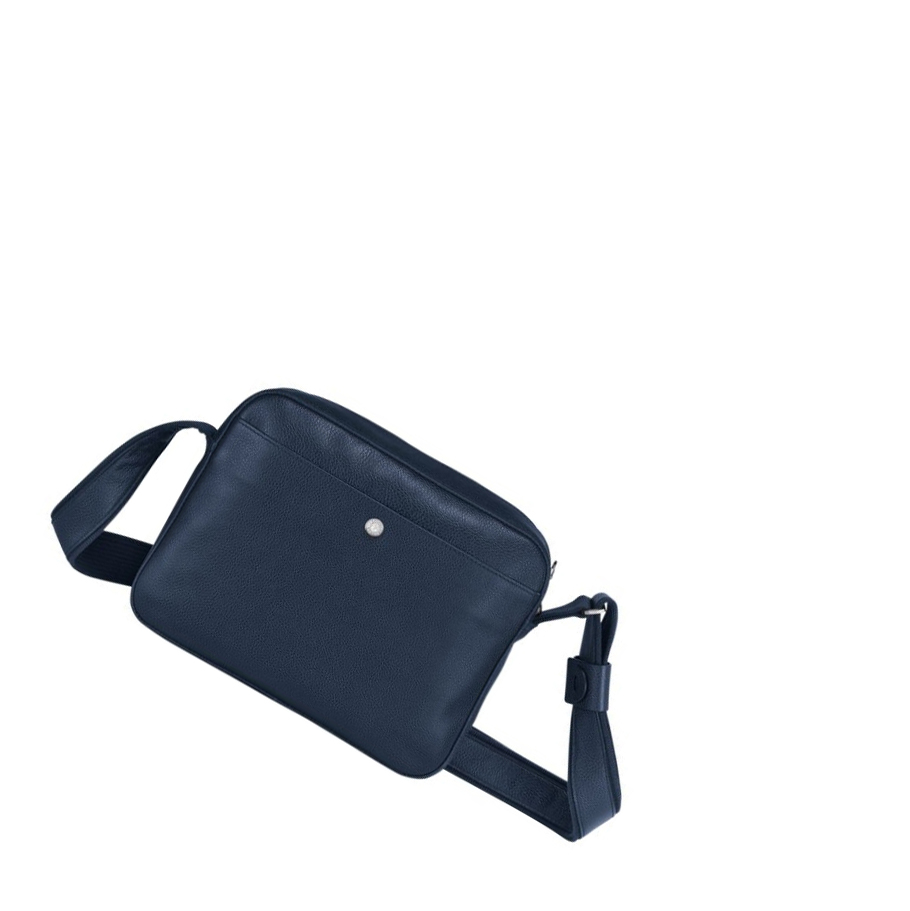 Longchamp Le Foulonné Miesten Crossbody Laukut Laivastonsininen | Fi-ANVP913