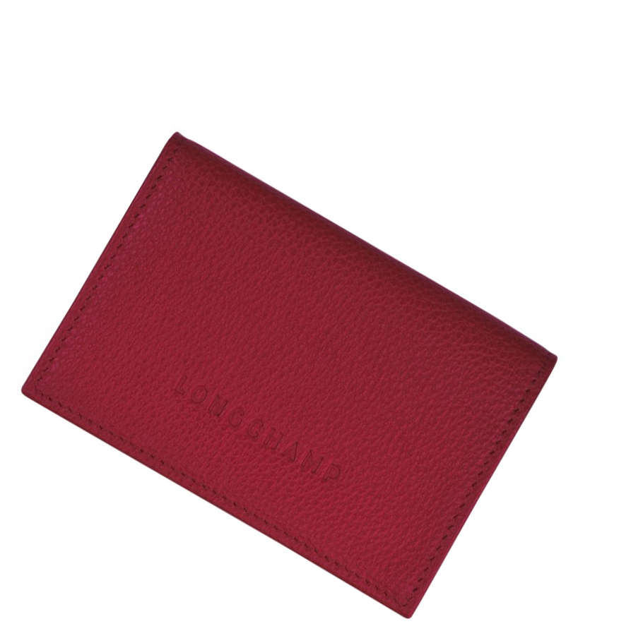 Longchamp Le Foulonné Miesten Kortinhaltijat Punainen | Fi-JTMD367