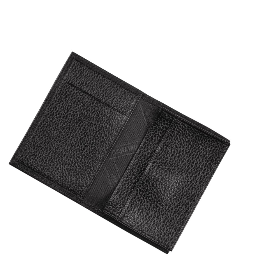 Longchamp Le Foulonné Miesten Kortinhaltijat Mustat | Fi-JTWN291