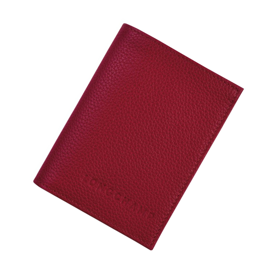 Longchamp Le Foulonné Miesten Kortinhaltijat Punainen | Fi-OLQU609