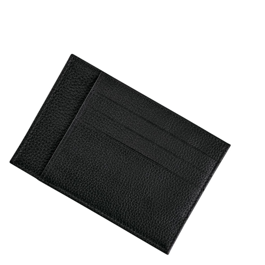Longchamp Le Foulonné Miesten Kortinhaltijat Mustat | Fi-PQCM326