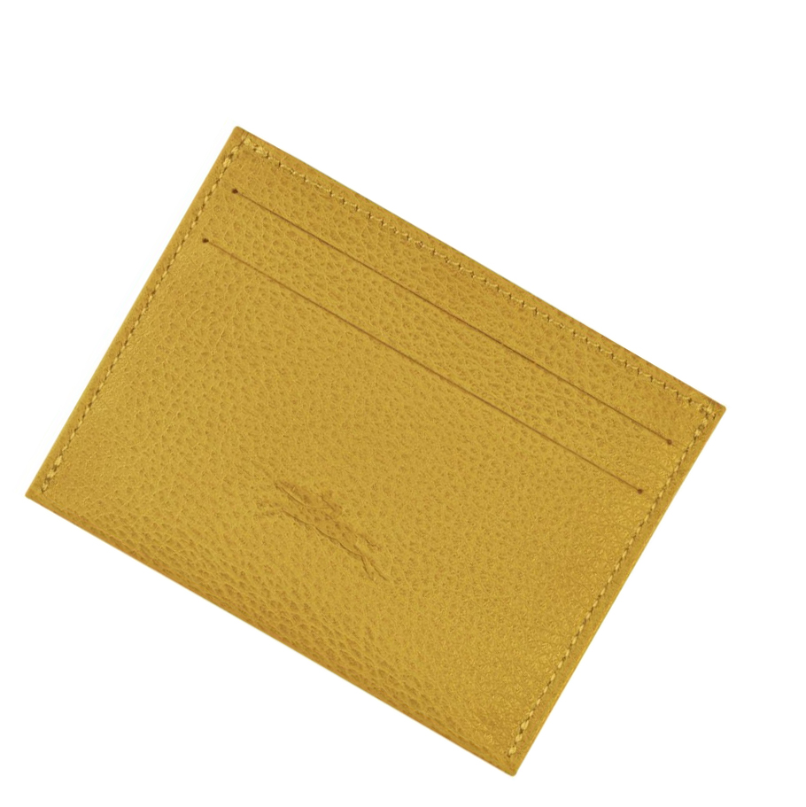 Longchamp Le Foulonné Miesten Kortinhaltijat Keltainen | Fi-VMID518