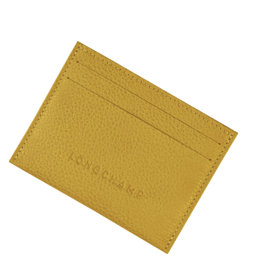 Longchamp Le Foulonné Miesten Kortinhaltijat Keltainen | Fi-VMID518