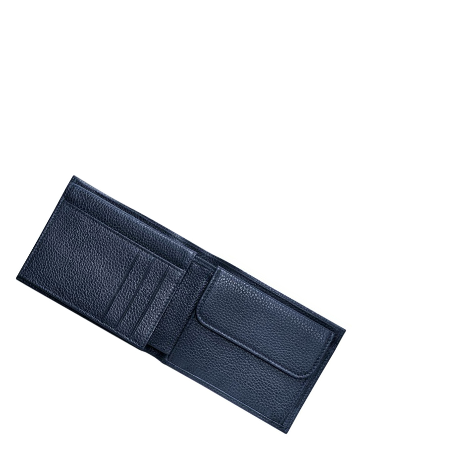 Longchamp Le Foulonné Miesten Lompakko Laivastonsininen | Fi-KZDH536