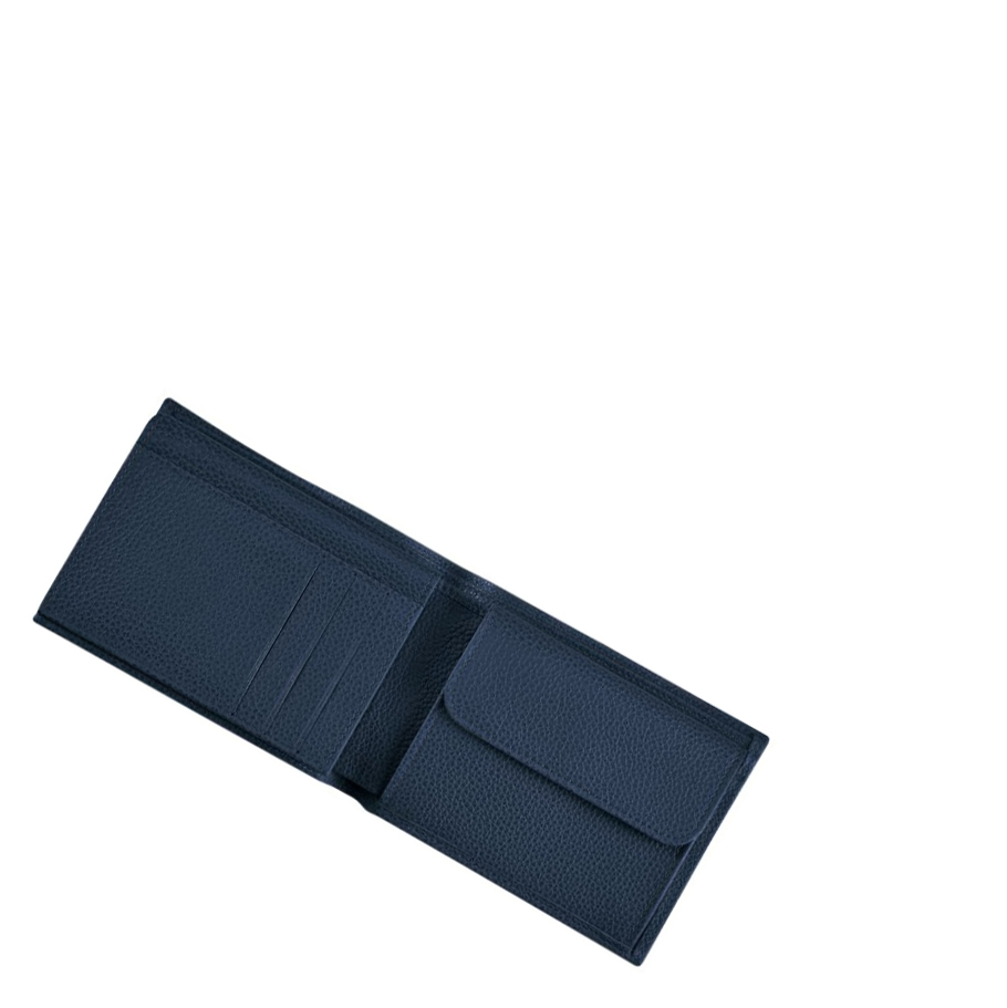 Longchamp Le Foulonné Miesten Lompakko Laivastonsininen | Fi-KZDH536