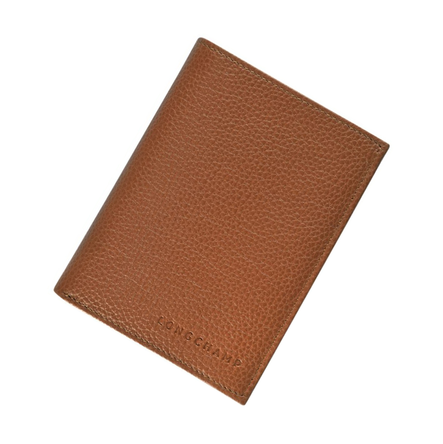 Longchamp Le Foulonné Miesten Lompakko Ruskea | Fi-NCIK671