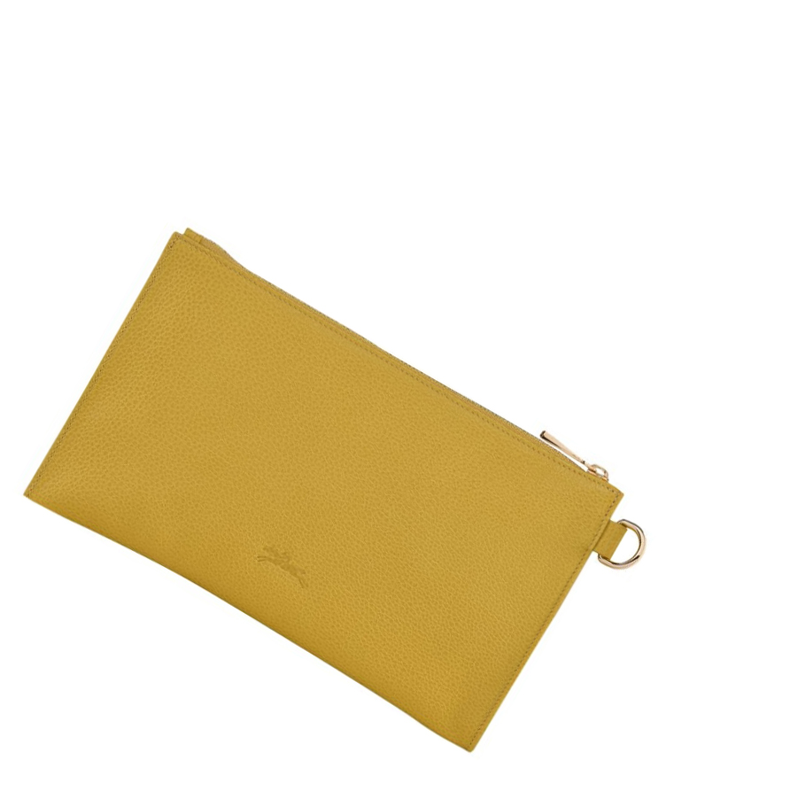 Longchamp Le Foulonné Miesten Pouches Keltainen | Fi-DVEA230
