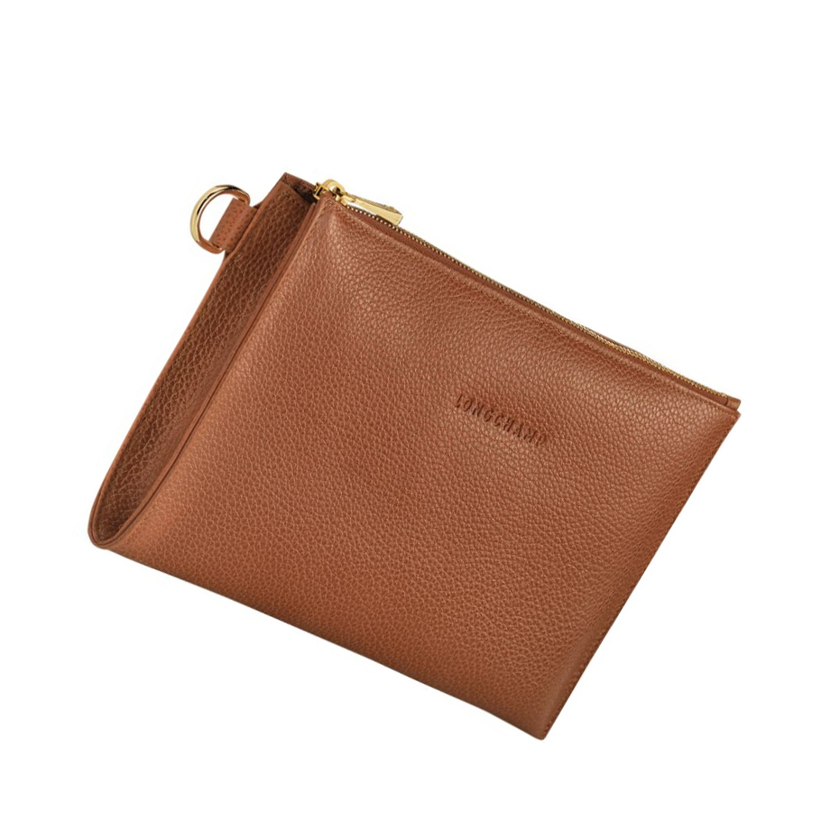 Longchamp Le Foulonné Miesten Pouches Ruskea | Fi-KDGH938