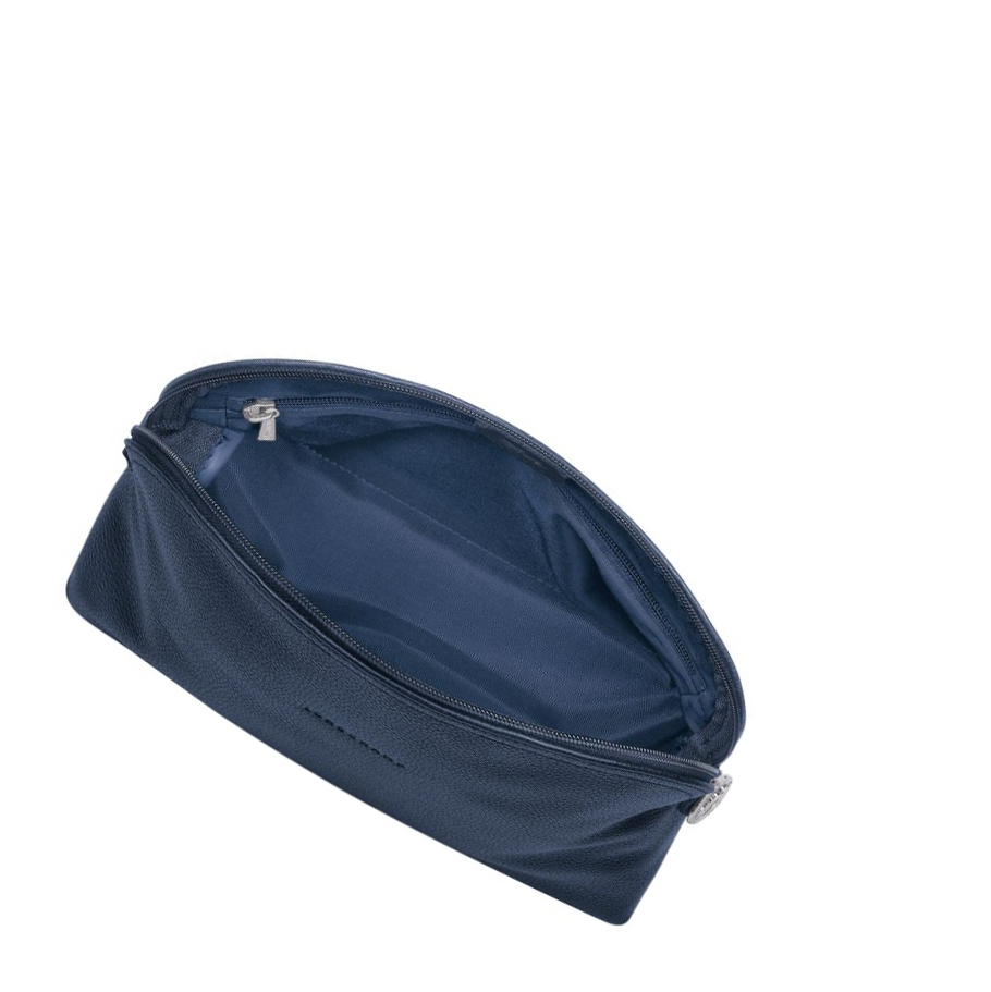 Longchamp Le Foulonné Miesten Toilettilaukku Laivastonsininen | Fi-FJIE673