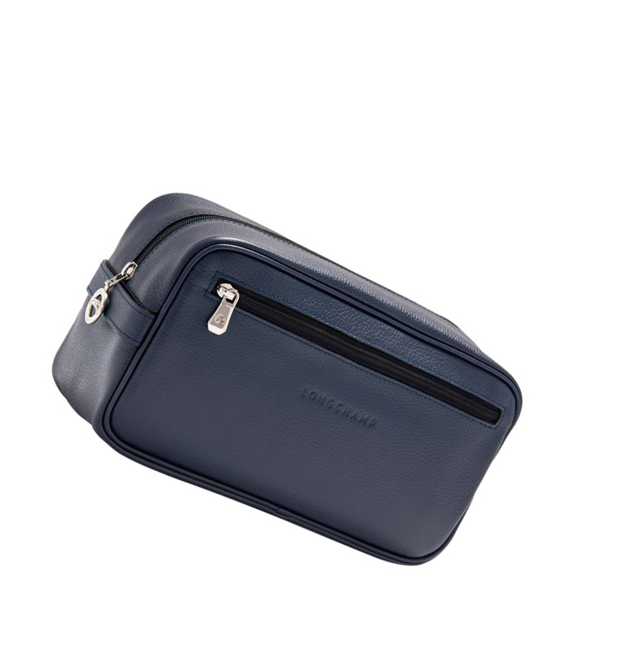 Longchamp Le Foulonné Miesten Toilettilaukku Laivastonsininen | Fi-VZAR467