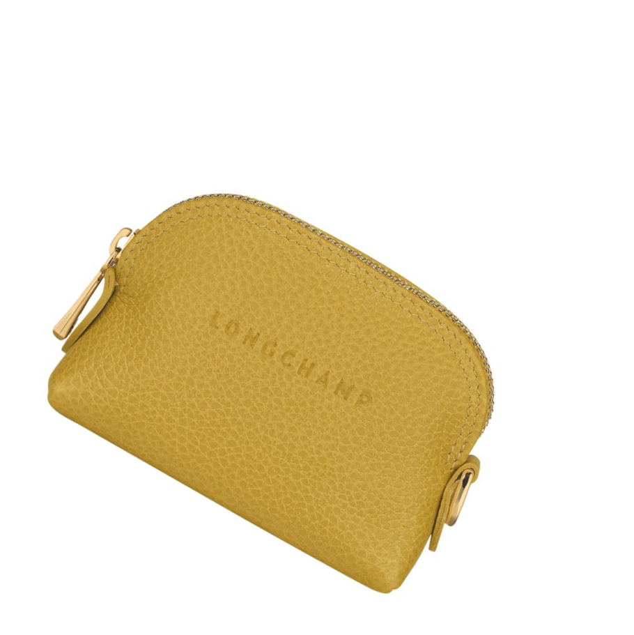 Longchamp Le Foulonné Naisten Kolikkokukkarot Keltainen | Fi-ABOU376