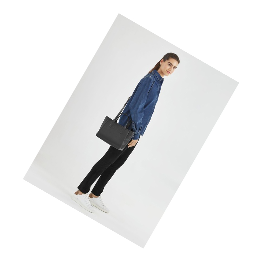 Longchamp Le Foulonné Naisten Käsilaukut Mustat | Fi-CADB297