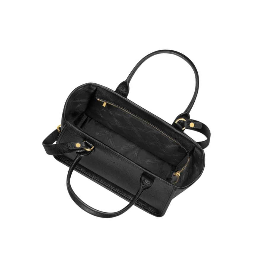 Longchamp Le Foulonné Naisten Käsilaukut Mustat | Fi-CADB297