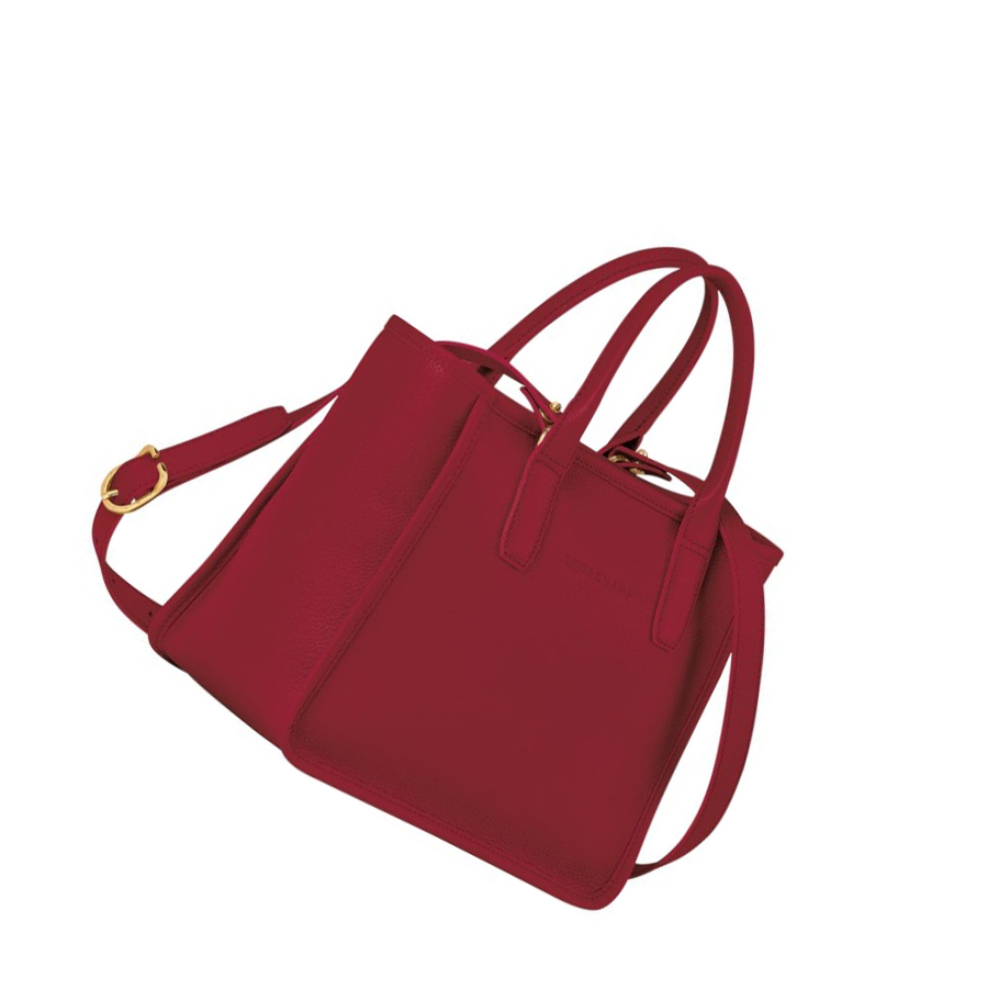Longchamp Le Foulonné Naisten Käsilaukut Punainen | Fi-EKAB698