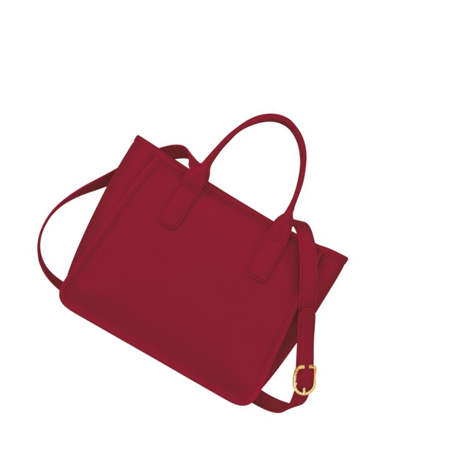 Longchamp Le Foulonné Naisten Käsilaukut Punainen | Fi-EKAB698