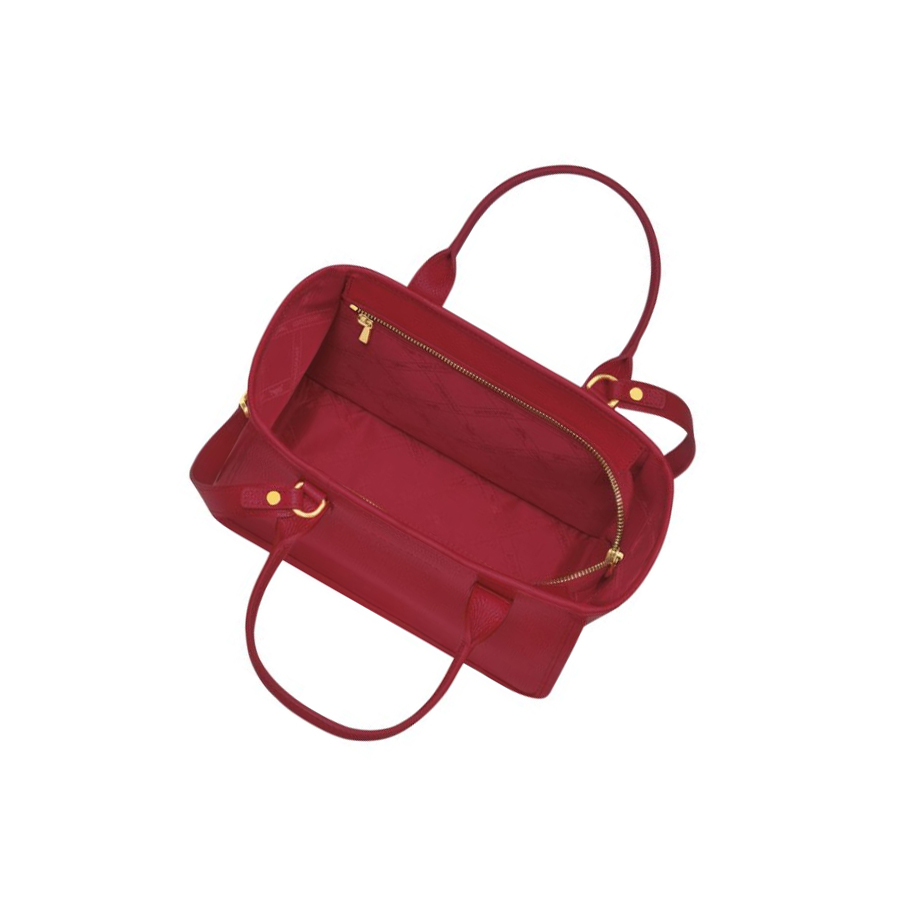 Longchamp Le Foulonné Naisten Käsilaukut Punainen | Fi-EKAB698