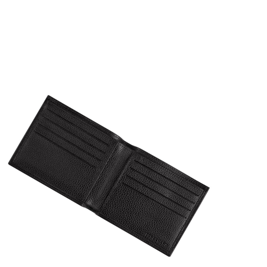 Longchamp Le Foulonné Naisten Lompakko Mustat | Fi-ALGB931