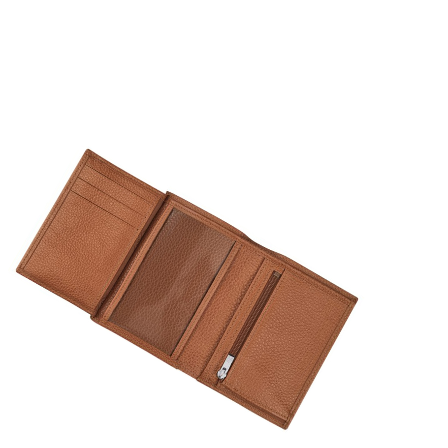 Longchamp Le Foulonné Naisten Lompakko Ruskea | Fi-GTWP780