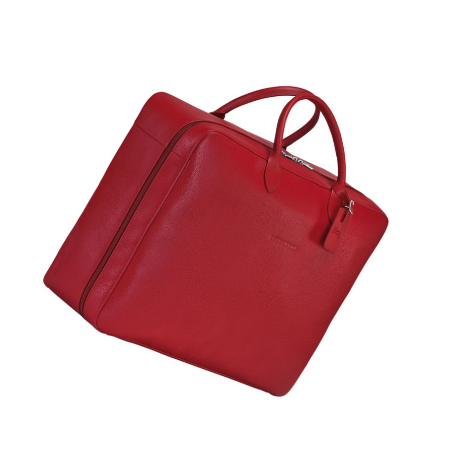 Longchamp Le Foulonné Naisten Matkakassit Punainen | Fi-HQCU173