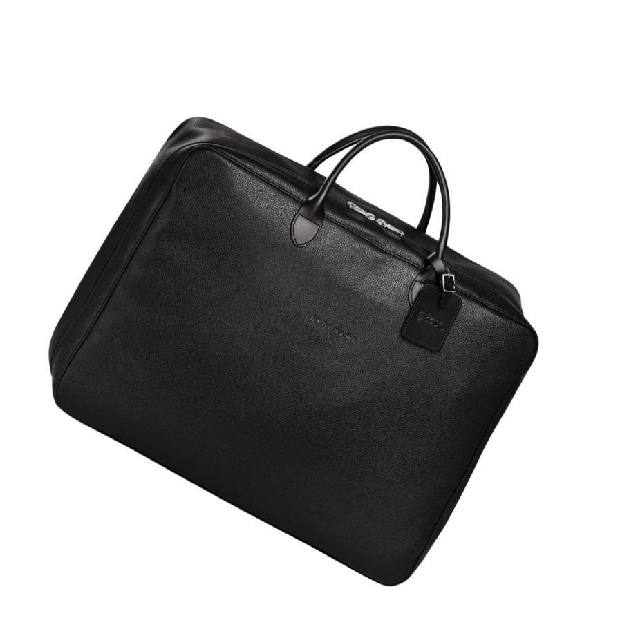 Longchamp Le Foulonné Naisten Matkakassit Mustat | Fi-ZYBU287