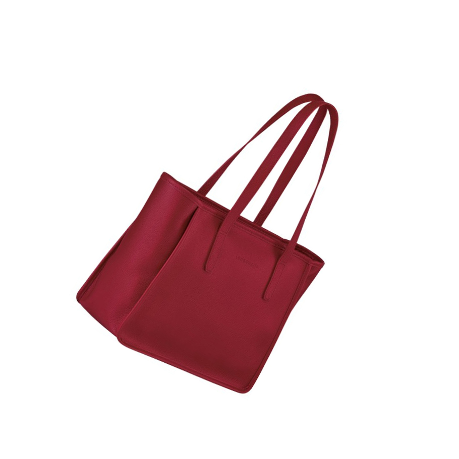 Longchamp Le Foulonné Naisten Olkalaukku Punainen | Fi-ATDW745