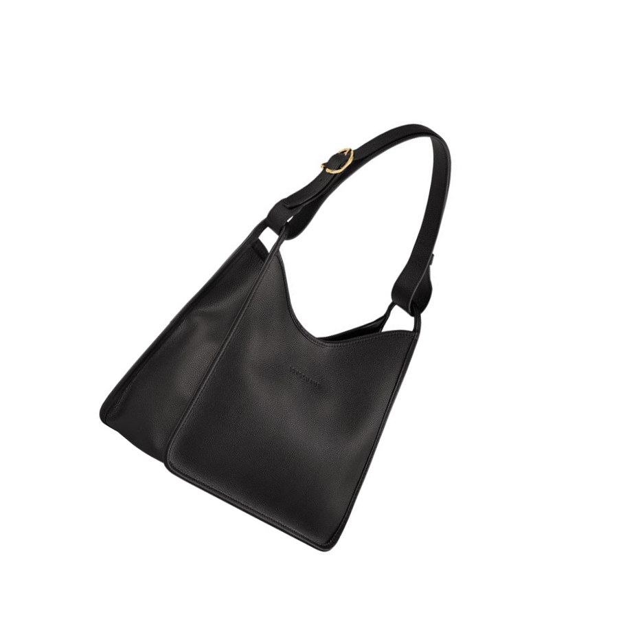 Longchamp Le Foulonné Naisten Olkalaukku Mustat | Fi-GABQ536