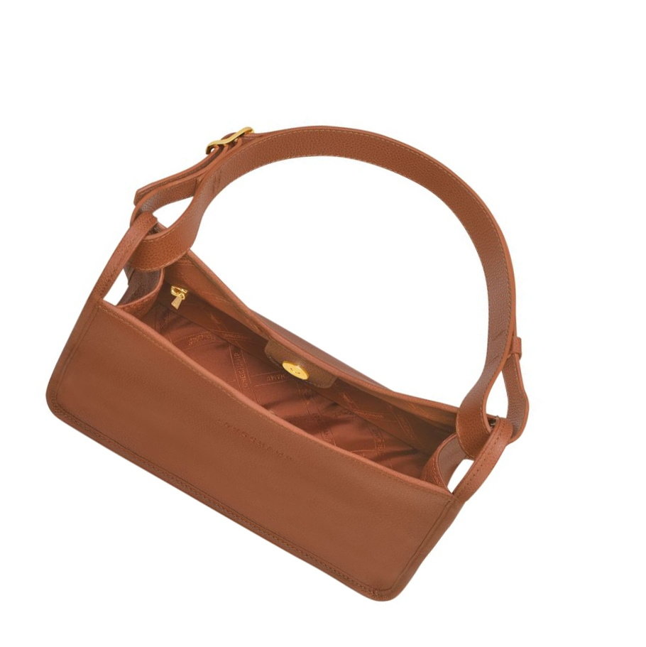 Longchamp Le Foulonné Naisten Olkalaukku Ruskea | Fi-JRUI239