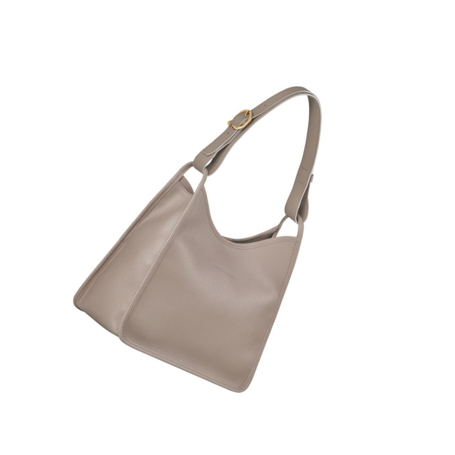Longchamp Le Foulonné Naisten Olkalaukku Harmaat | Fi-LPAM807