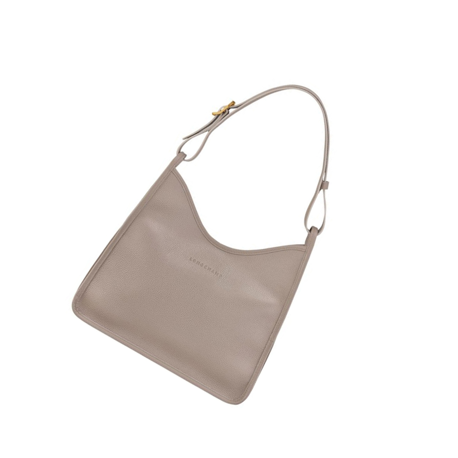 Longchamp Le Foulonné Naisten Olkalaukku Harmaat | Fi-LPAM807