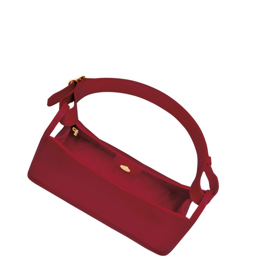 Longchamp Le Foulonné Naisten Olkalaukku Punainen | Fi-MHNE954
