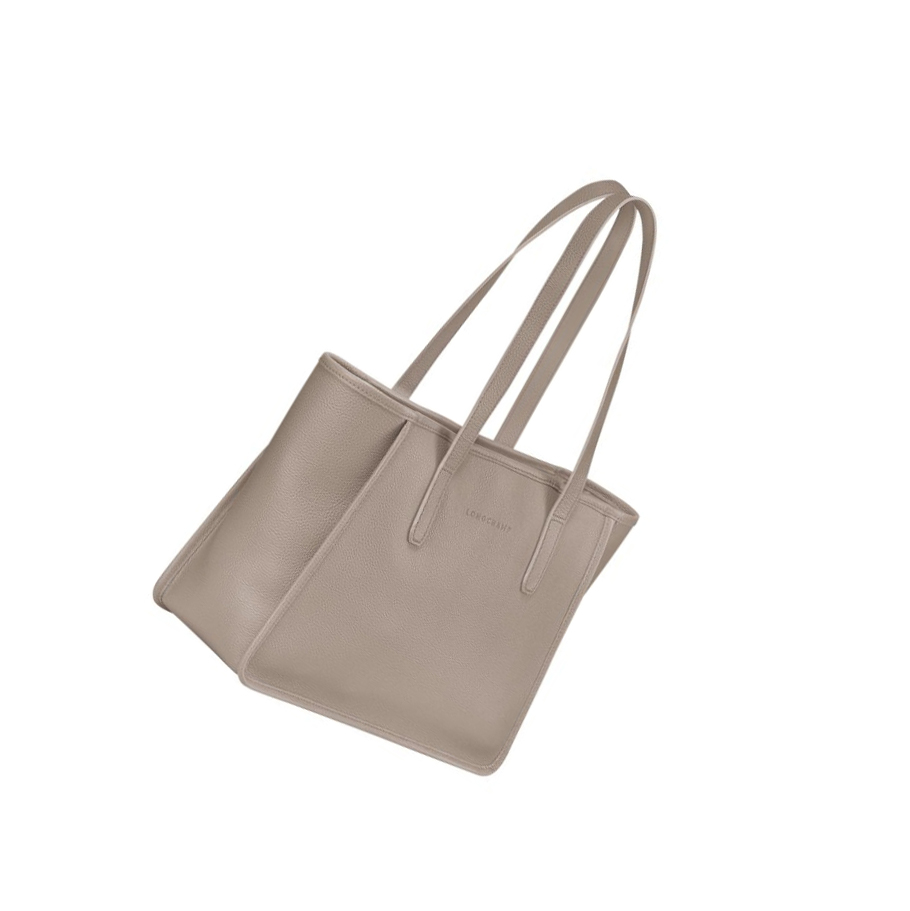 Longchamp Le Foulonné Naisten Olkalaukku Harmaat | Fi-OMPE824