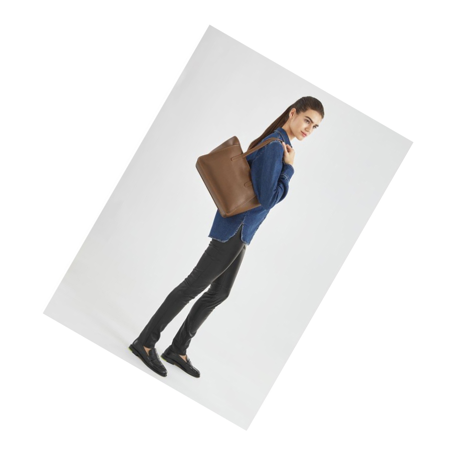 Longchamp Le Foulonné Naisten Olkalaukku Ruskea | Fi-WOGJ370