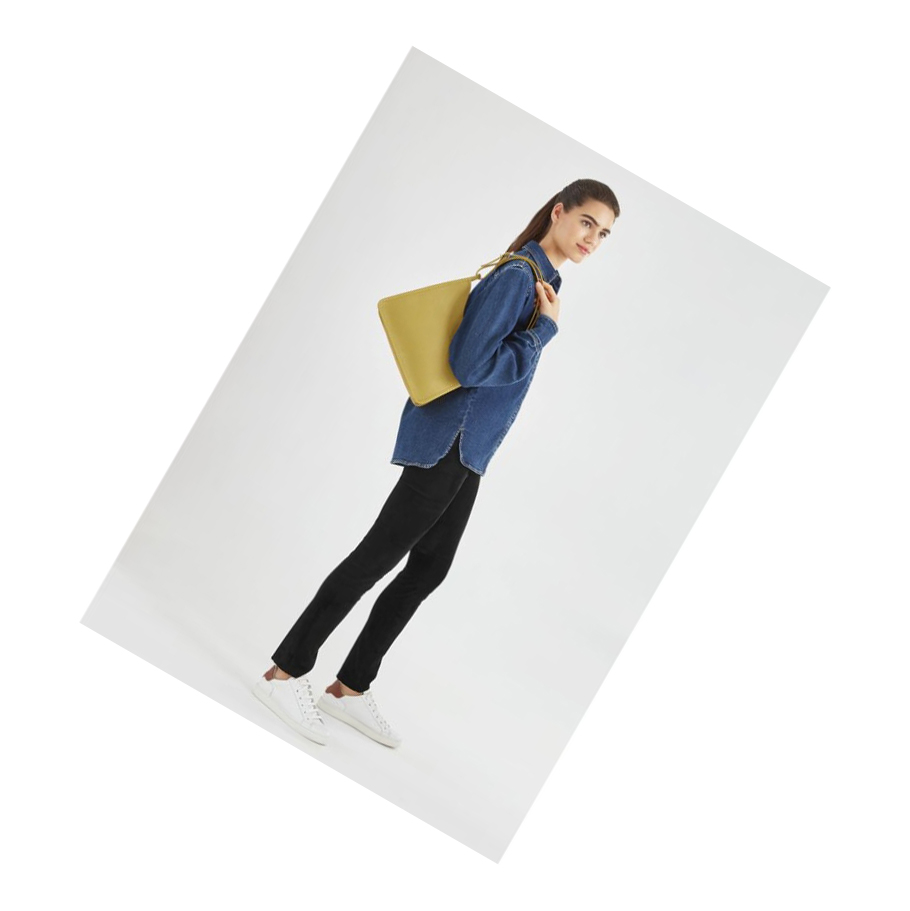Longchamp Le Foulonné Naisten Olkalaukku Keltainen | Fi-YXRQ013