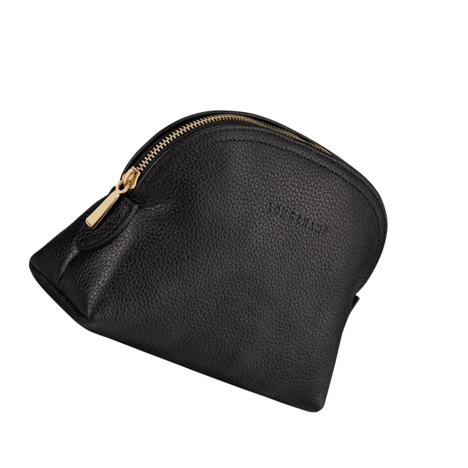 Longchamp Le Foulonné Naisten Pouches Mustat | Fi-VTHG127
