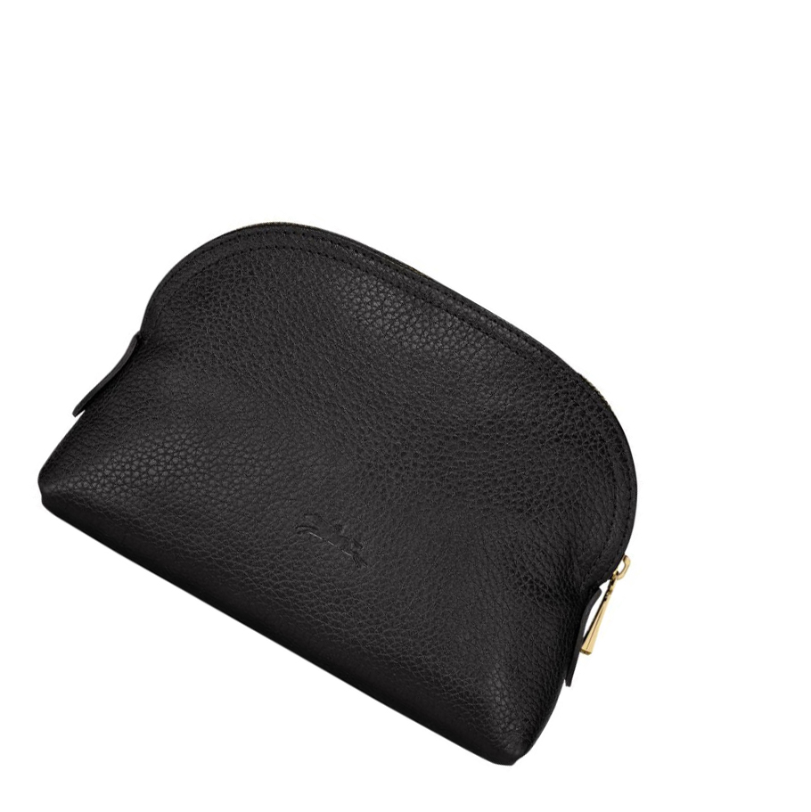Longchamp Le Foulonné Naisten Pouches Mustat | Fi-VTHG127