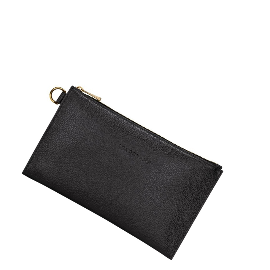 Longchamp Le Foulonné Naisten Pouches Mustat | Fi-ZNCT025