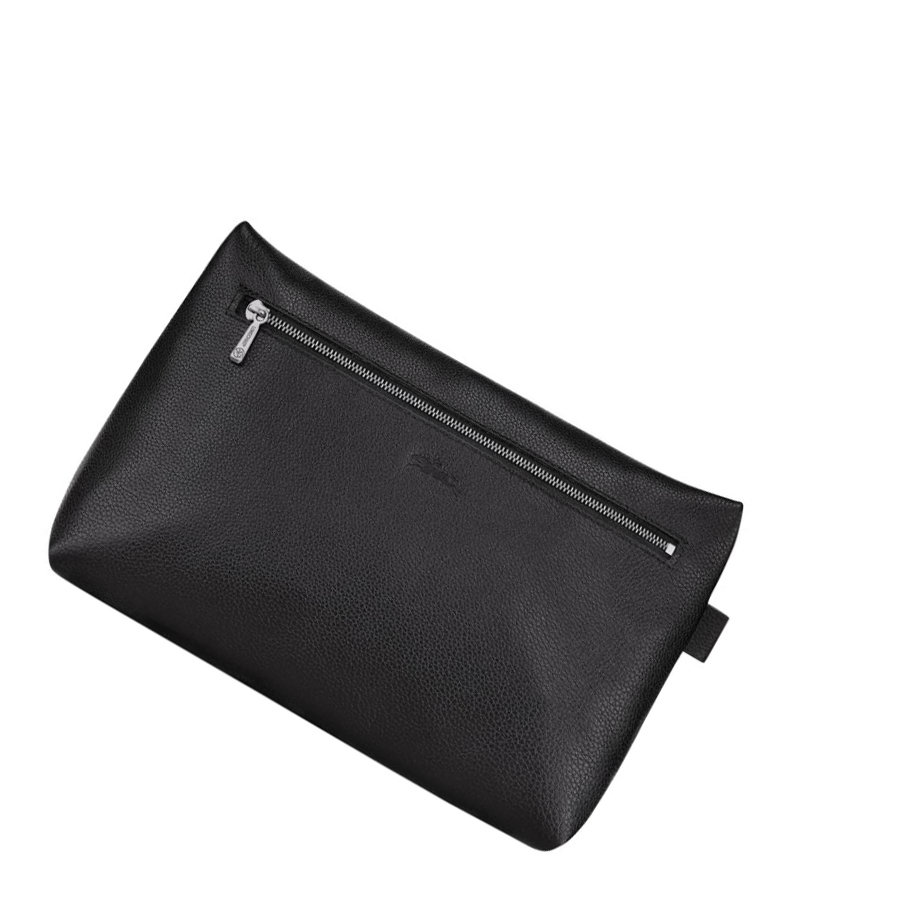 Longchamp Le Foulonné Naisten Toilettilaukku Mustat | Fi-AEYN374