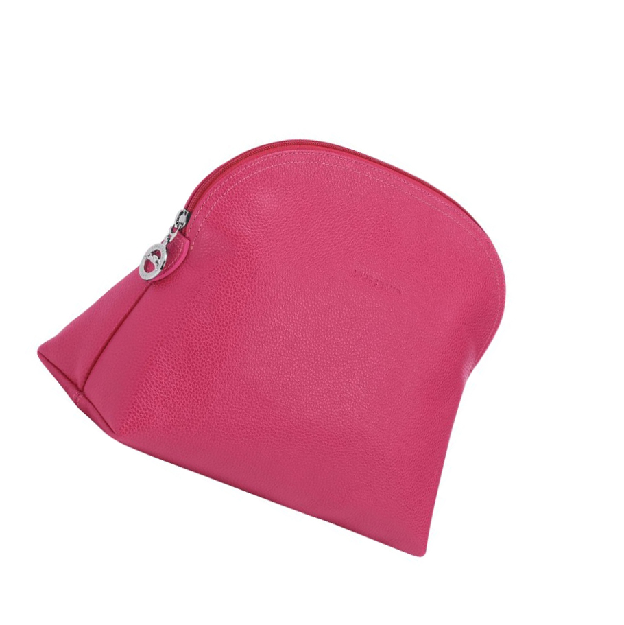 Longchamp Le Foulonné Naisten Toilettilaukku Pinkki | Fi-PVAB152