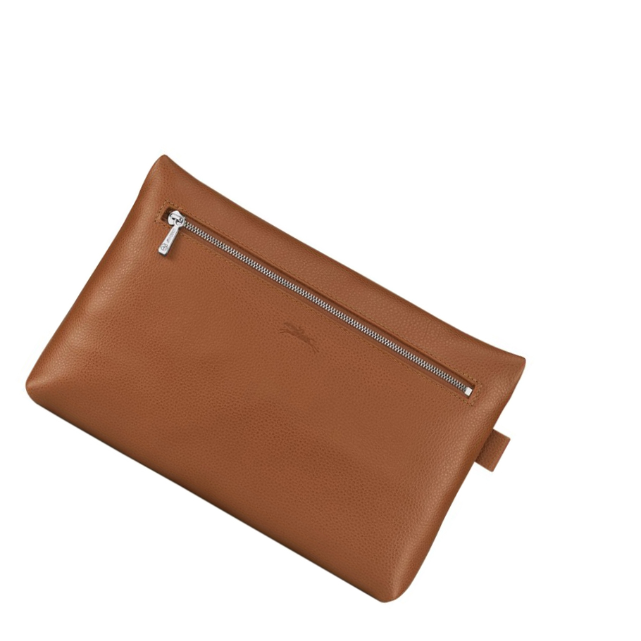 Longchamp Le Foulonné Naisten Toilettilaukku Ruskea | Fi-SXHD723