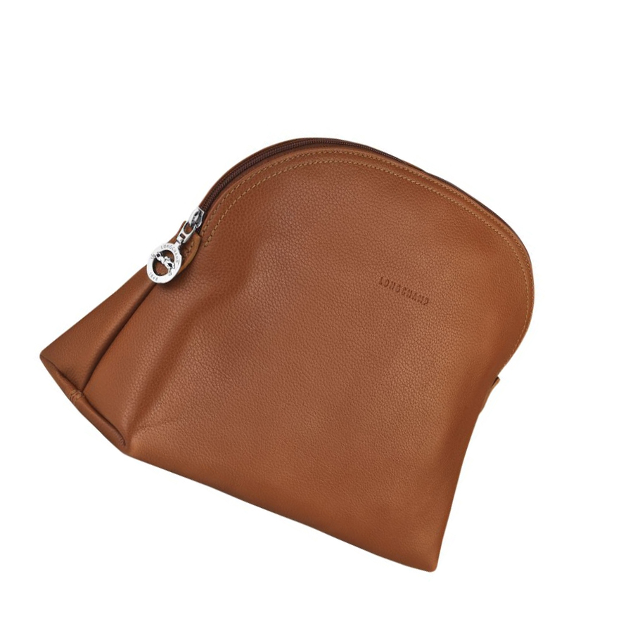 Longchamp Le Foulonné Naisten Toilettilaukku Ruskea | Fi-UFMR513