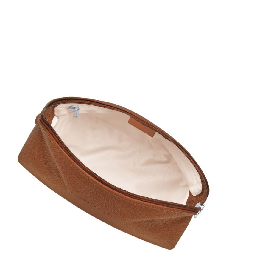 Longchamp Le Foulonné Naisten Toilettilaukku Ruskea | Fi-UFMR513