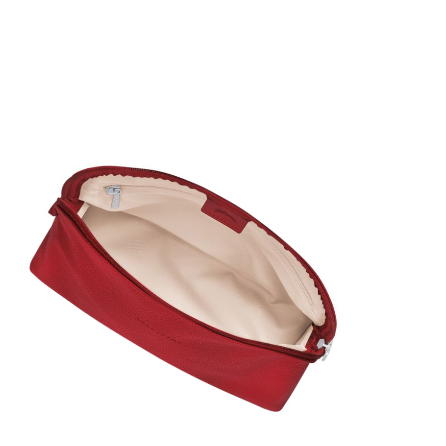 Longchamp Le Foulonné Naisten Toilettilaukku Punainen | Fi-ZAHU905