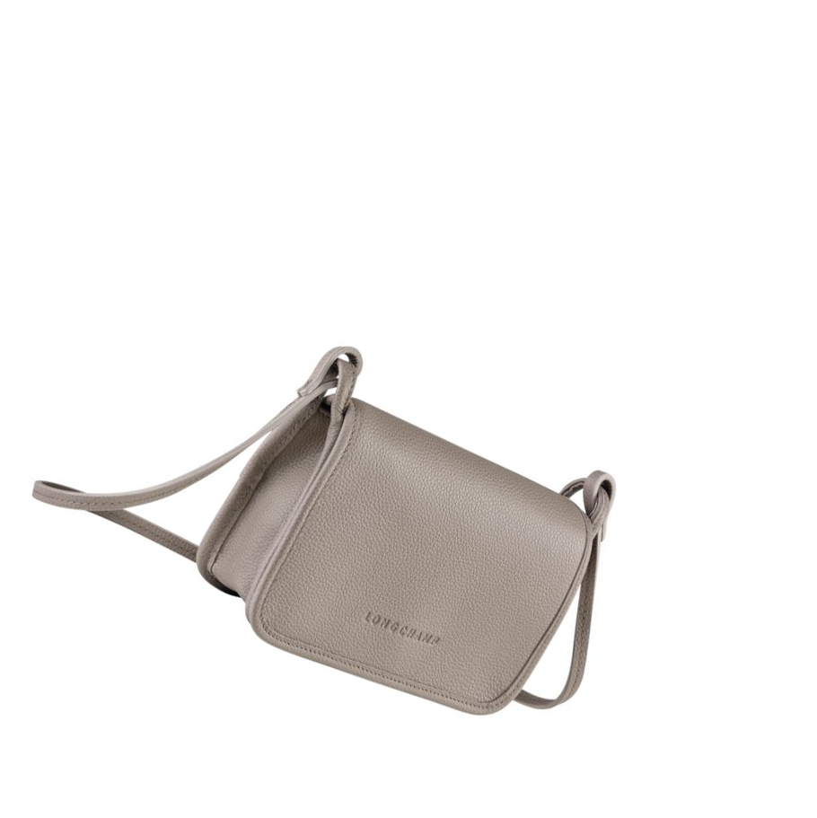 Longchamp Le Foulonné Naisten Vetoketjullinen Lompakko Harmaat | Fi-FLOD847
