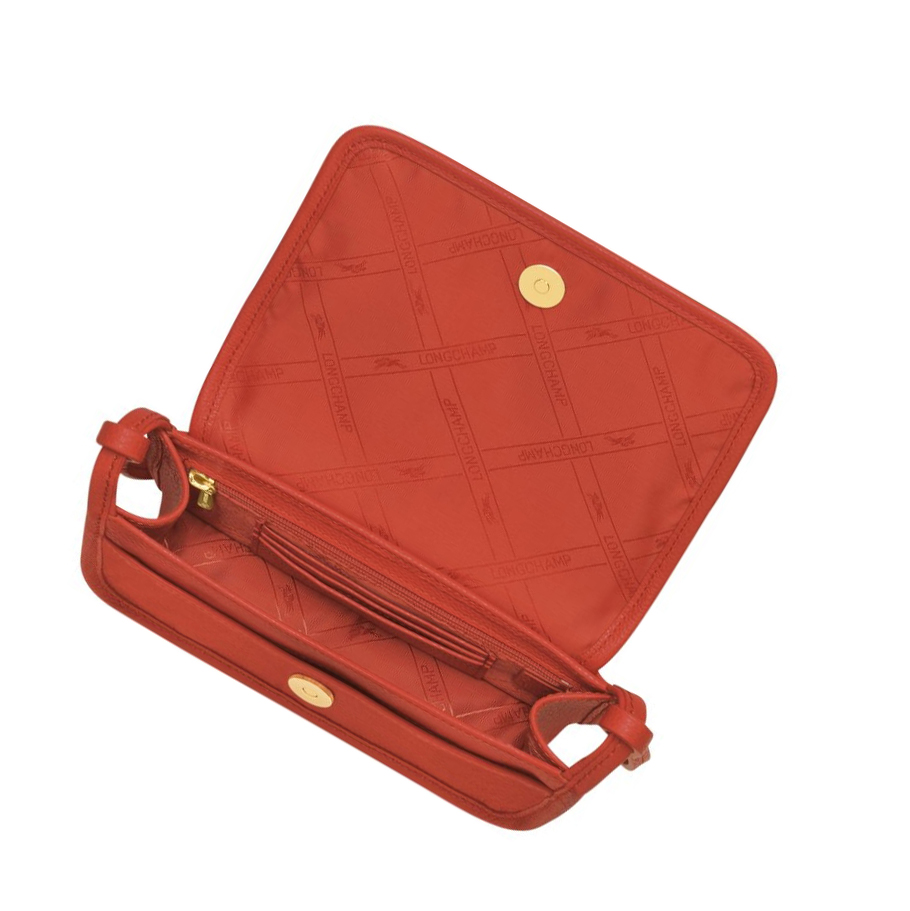Longchamp Le Foulonné Naisten Vetoketjullinen Lompakko Pinkki | Fi-JTFB460