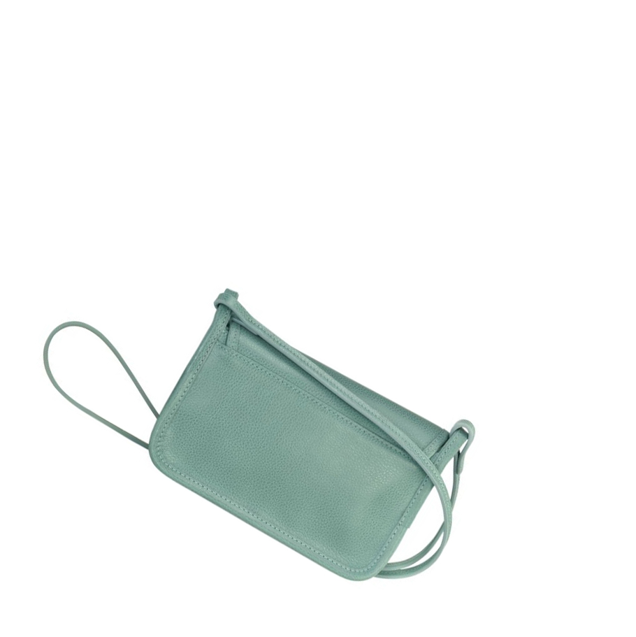 Longchamp Le Foulonné Naisten Vetoketjullinen Lompakko Sininen | Fi-UMRF047