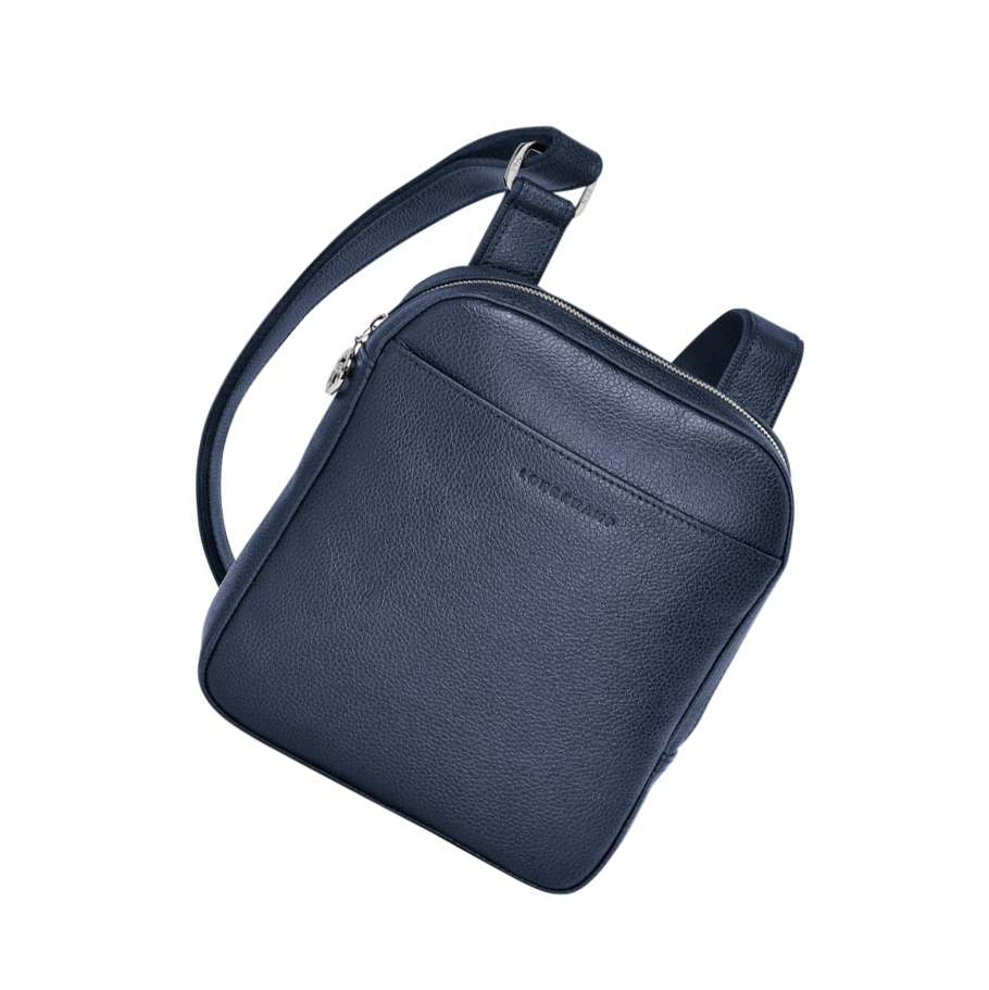 Longchamp Le Foulonné S Miesten Crossbody Laukut Laivastonsininen | Fi-OYKN342