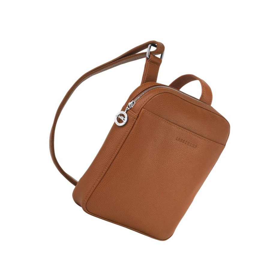 Longchamp Le Foulonné S Miesten Crossbody Laukut Ruskea | Fi-YLHI462