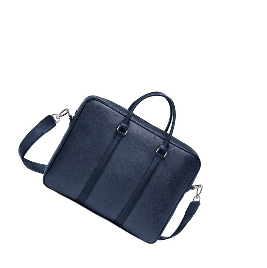 Longchamp Le Foulonné S Miesten Salkku Laivastonsininen | Fi-JIFM652